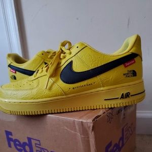 Supreme ×Northface Air Force 1 custom